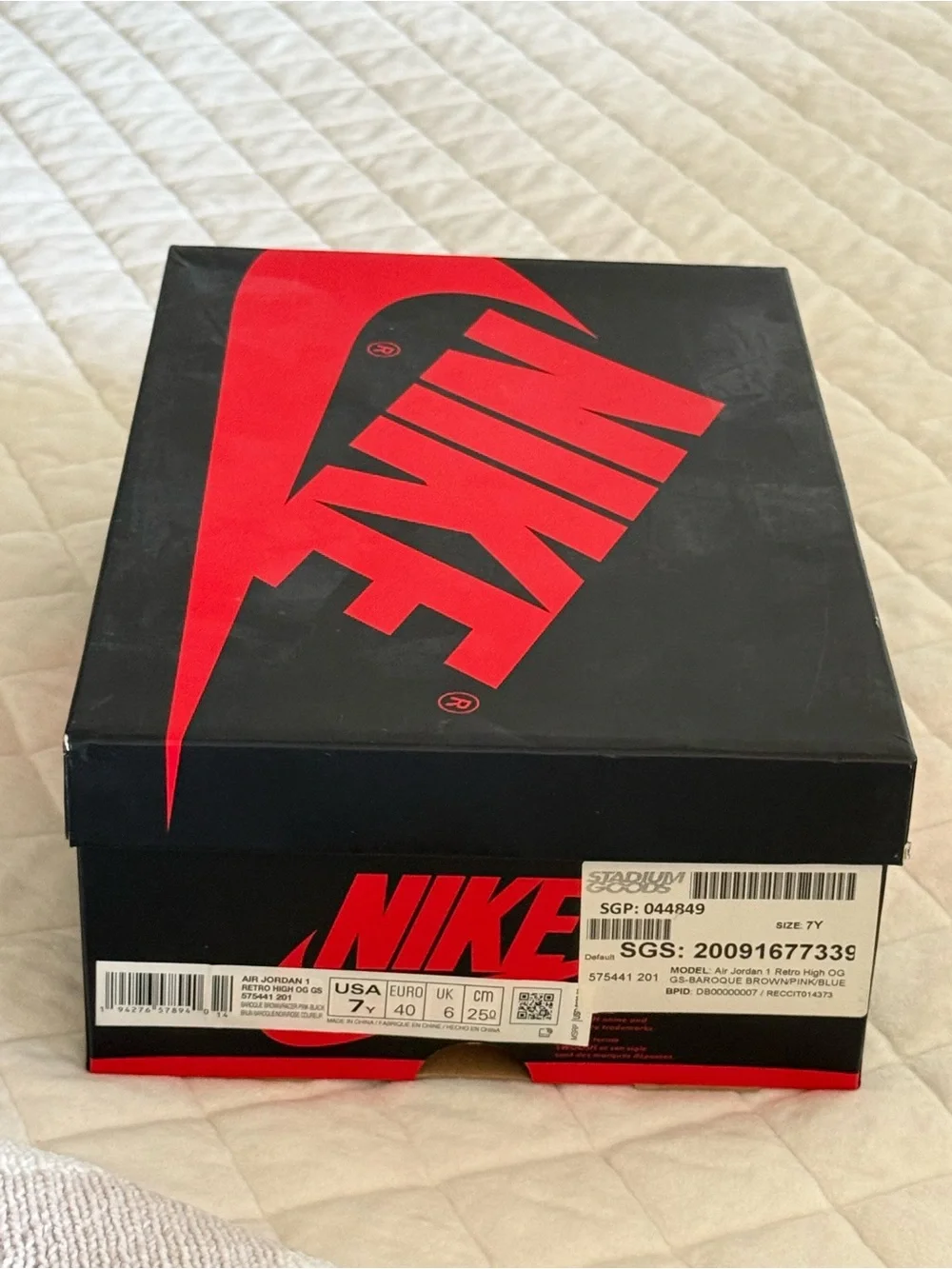 Nike Jordan 1’s multi color OG sneakers